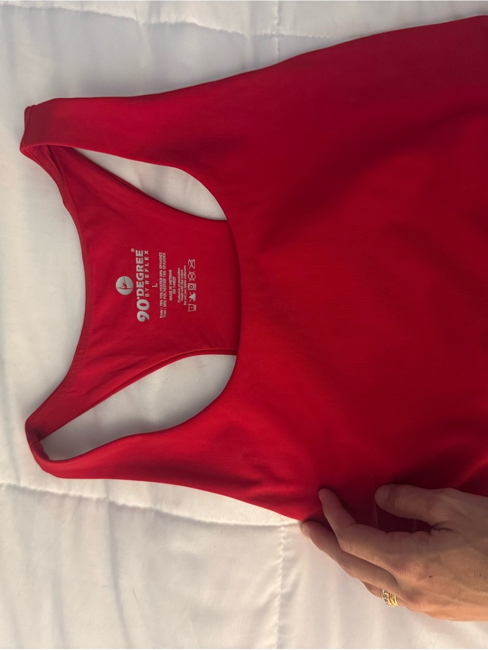 Reflex Red Racerback Tank Top